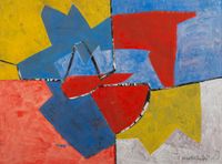 Composition 52-46 by Serge Poliakoff contemporary artwork painting, works on paper