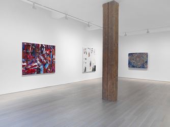 Exhibition view: Group Exhibition, Belief in Giants, Miles McEnery Gallery, New York (17 February–10 March 2018). Courtesy the artists and Miles McEnery Gallery.