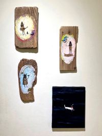 A Four Piece Set from Yuichi Hirako by Yuichi Hirako contemporary artwork painting, sculpture, photography, print