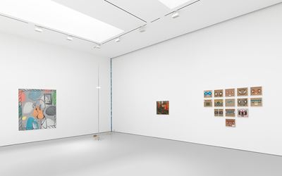 Exhibition view: Group Show, People Who Work Here, David Zwirner, 19th Street, New York (30 June–5 August 2016). Courtesy David Zwirner, New York.