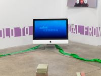 hagiography study by Darren Bader contemporary artwork installation