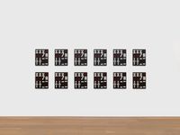 Hong Kong Dominoes: 1-12 by Sherrie Levine contemporary artwork painting