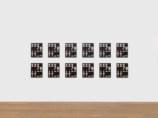 Hong Kong Dominoes: 1-12 by Sherrie Levine contemporary artwork