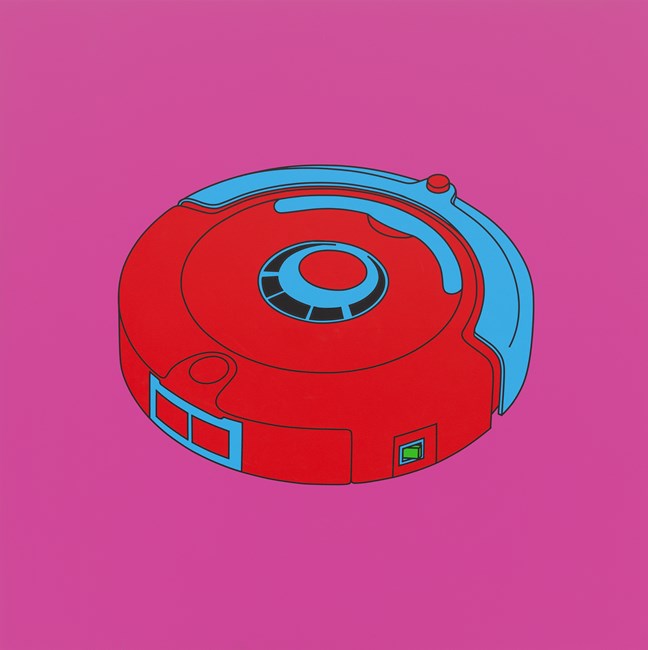 Untitled (robot floor cleaner) by Michael Craig-Martin contemporary artwork