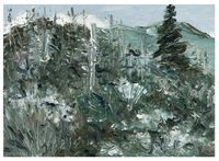 landscape by Jiwon Kim contemporary artwork painting