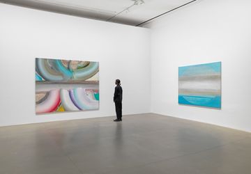 Exhibition view: Ed Clark, Without a Doubt, Hauser & Wirth, London (19 January–20 April 2022). Courtesy the artist and Hauser & Wirth. Photo: Alex Delfanne.