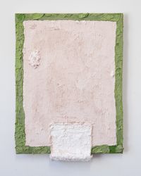 Untitled (green edge) by Louise Gresswell contemporary artwork painting