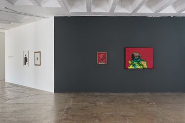 Exhibition view: Robert Hodgins, +/- 102, Goodman Gallery, Johannesburg (14 May–30 June 2022). Courtesy Goodman Gallery.