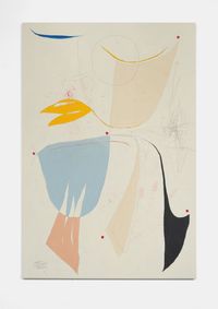 Swan Dive by Boramie Sao contemporary artwork painting, works on paper