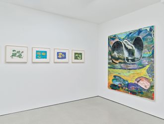 Exhibition view: Ken Taylor Reynaga, The Future is Ancient, Simchowitz, Los Angeles (18 February–18 March 2023). Courtesy Simchowitz.