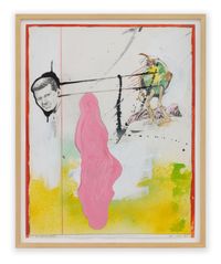 Untitled (Pink Shape) by Mike Kelley contemporary artwork works on paper