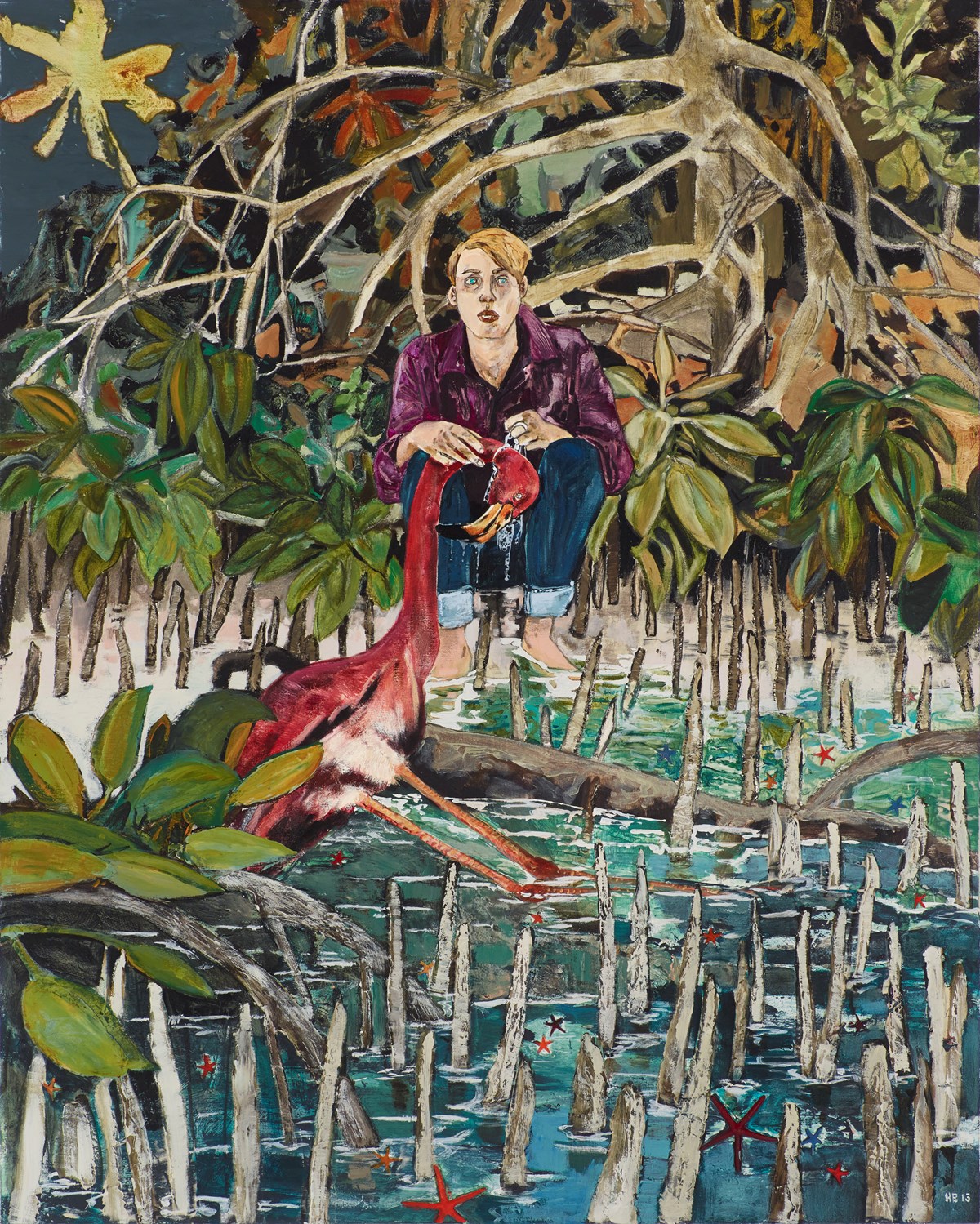 Flamingo winter care set picture