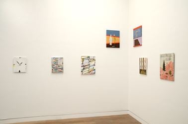 Exhibition view: Group exhibition, Secret of Things. Painted Pieces, Beck & Eggeling International Fine Art, Düsseldorf (16 November 2018–2 February 2019). Courtesy Beck & Eggeling International Fine Art.