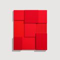 Red, Nine Times by Peter Halley contemporary artwork 1