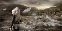 In the Future, They Ate From the Finest Porcelain 2 by Larissa Sansour contemporary artwork photography
