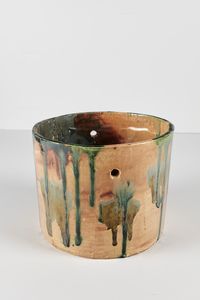 Untitled Ugly Pot by Rashid Johnson contemporary artwork ceramics