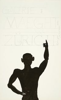 Etude pour la Galerie Maeght, Zurich by Alexander Calder contemporary artwork works on paper