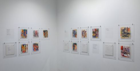 Exhibition view: Reba Hore, The Broken Foot Journal and Other Stories, Experimenter, Ballygunge Place (12 August–4 October 2021). Courtesy Experimenter.