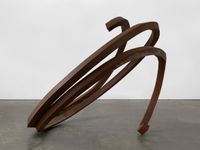 Indeterminate Line by Bernar Venet contemporary artwork sculpture