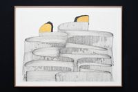The end is but a beginning III by Manal AlDowayan contemporary artwork works on paper, drawing
