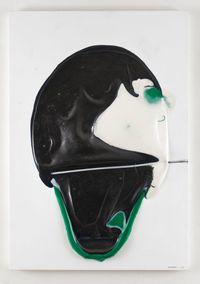 Black, White. Green-2022-11 by Takesada Matsutani contemporary artwork painting, works on paper, sculpture, drawing