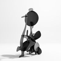 Joyful Nuna (medium) by Misha Milovanovich contemporary artwork sculpture