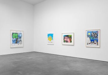 Exhibition view: Group Exhibition, Unrepeated: Unique Prints from Two Palms, 537 West 20th Street, New York (13 January–12 February 2022). Courtesy David Zwirner.