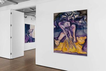 Exhibition view: Ana Karkar, Whole Cookie, Almine Rech, London (30 May–27 July 2024). Courtesy Almine Rech.
