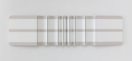 Untitled Two Parallel White Stripes by Robert Moreland contemporary artwork 1