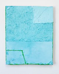 Untitled (Aqua) by Louise Gresswell contemporary artwork painting
