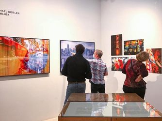 Exhibition view: Michael Kistler, BLINK-852, Blue Lotus Gallery, Hong Kong (12–29 November 2020). Courtesy Blue Lotus Gallery.