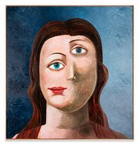 Large Female Portrait by George Condo contemporary artwork painting