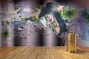Exhibition view: Group Exhibition, Scènes dans une bulle de cristal — Seen in a crystal ball, Galerie Chantal Crousel, Paris(25 January—29 February 2020). Courtesy theartists and Galerie Chantal Crousel, Paris. Photo:Martin Argyroglo.