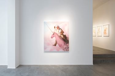 Exhibition view: Will Cotton, The Taming of the Cowboy, Templon, Brussels (28 May–31 July 2020). Courtesy Templon.