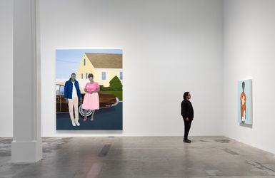 Exhibition view: Amy Sherald, The Great American Fact, Hauser & Wirth, Los Angeles (20 March–6 June 2021). © Amy Sherald. Courtesy the artist and Hauser & Wirth. Photo: Fredrik Nilsen Studio.