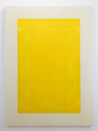 4 Big Bracket Bridges Outward in Yellow by Inga Svala Thórsdóttir & Wu Shanzhuan contemporary artwork painting