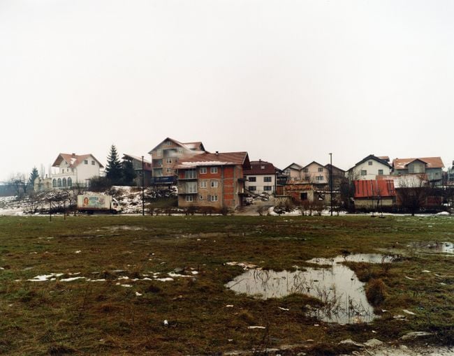 Minefield—View of mined football pitch, Sarajevo by Tomoko Yoneda contemporary artwork