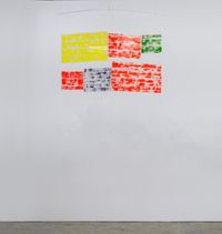 Scenery Flags A by Jin Jinghong contemporary artwork works on paper