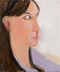 Katy (Looking to New York) by Chantal Joffe contemporary artwork painting