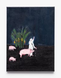 Noah encaminha os porcos antes do diluvio by Paulo Nazareth contemporary artwork painting