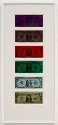 Untitled (Dollar Bills) by Robert Mapplethorpe contemporary artwork mixed media