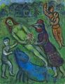 Nu vert au village by Marc Chagall contemporary artwork 1