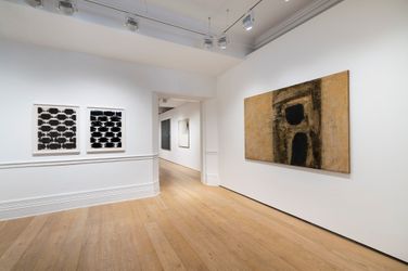 Exhibition view: Group show, Outside, looking in, Richard Saltoun Gallery, London (31 March – 20 May 2023). Courtesy Richard Saltoun Gallery, London.