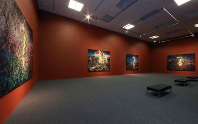 Exhibition view: Zeng Fanzhi, The Lourvre Project, ShanghART, Beijing (9 March–22 March 2015). Courtesy ShanghART.