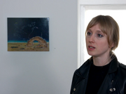 Anj Smith talks about her paintings in ‘The Land We Live In – The Land We Left Behind’