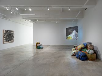 Installation view of Maia Ruth Lee: The skin of the earth is seamless at Tina Kim Gallery, New York (April 6–May6, 2023). Image courtesy of Tina Kim Gallery. Photo by Charles Roussel.