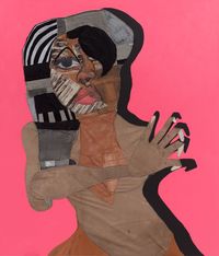 Youth by Tschabalala Self contemporary artwork painting, works on paper, sculpture