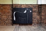 A black horse by Andrew Sim contemporary artwork 3
