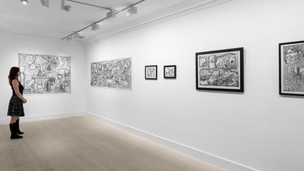 Exhibition view: Derek Boshier, Night and Snow / Fragments: Contemporary Still Life, Gazelli Art House, London (4 October–10 November 2019). Courtesy Gazelli Art House. 