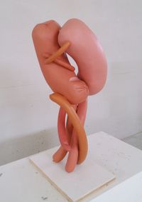 Kiss (Abstract Sculptures) by Erwin Wurm contemporary artwork sculpture